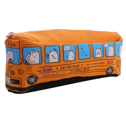 Cute Fish Pencil Case Kawaii Cartoon Zipper Pen Bag