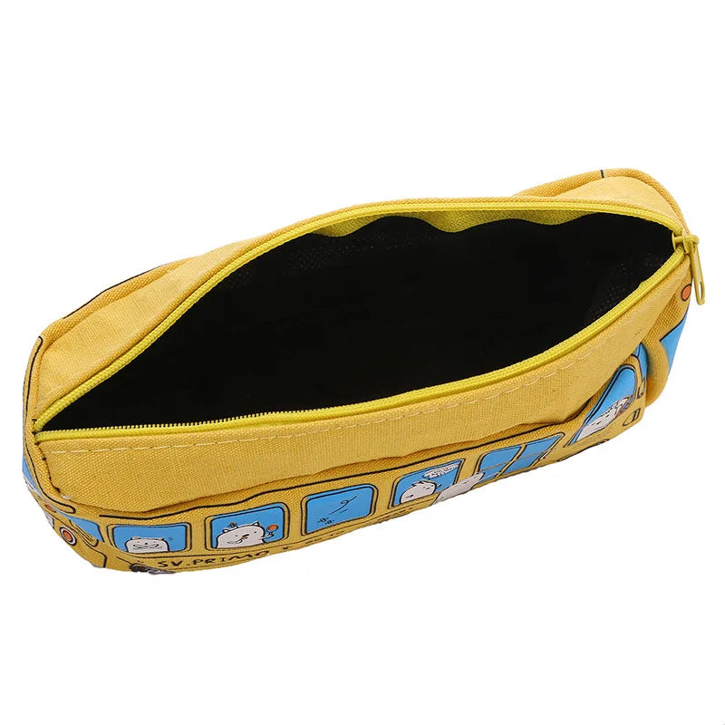 Cute Fish Pencil Case Kawaii Cartoon Zipper Pen Bag