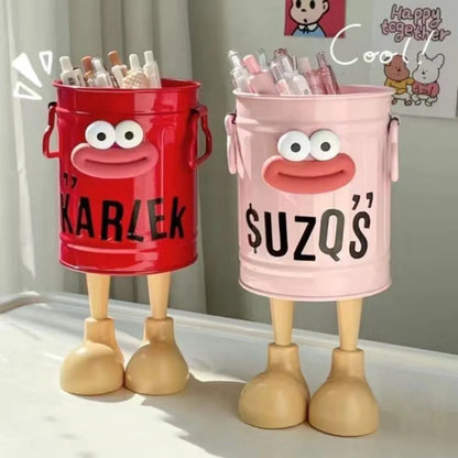 Cartoon Pen Holder – Cute Desk & Office Storage Organizer